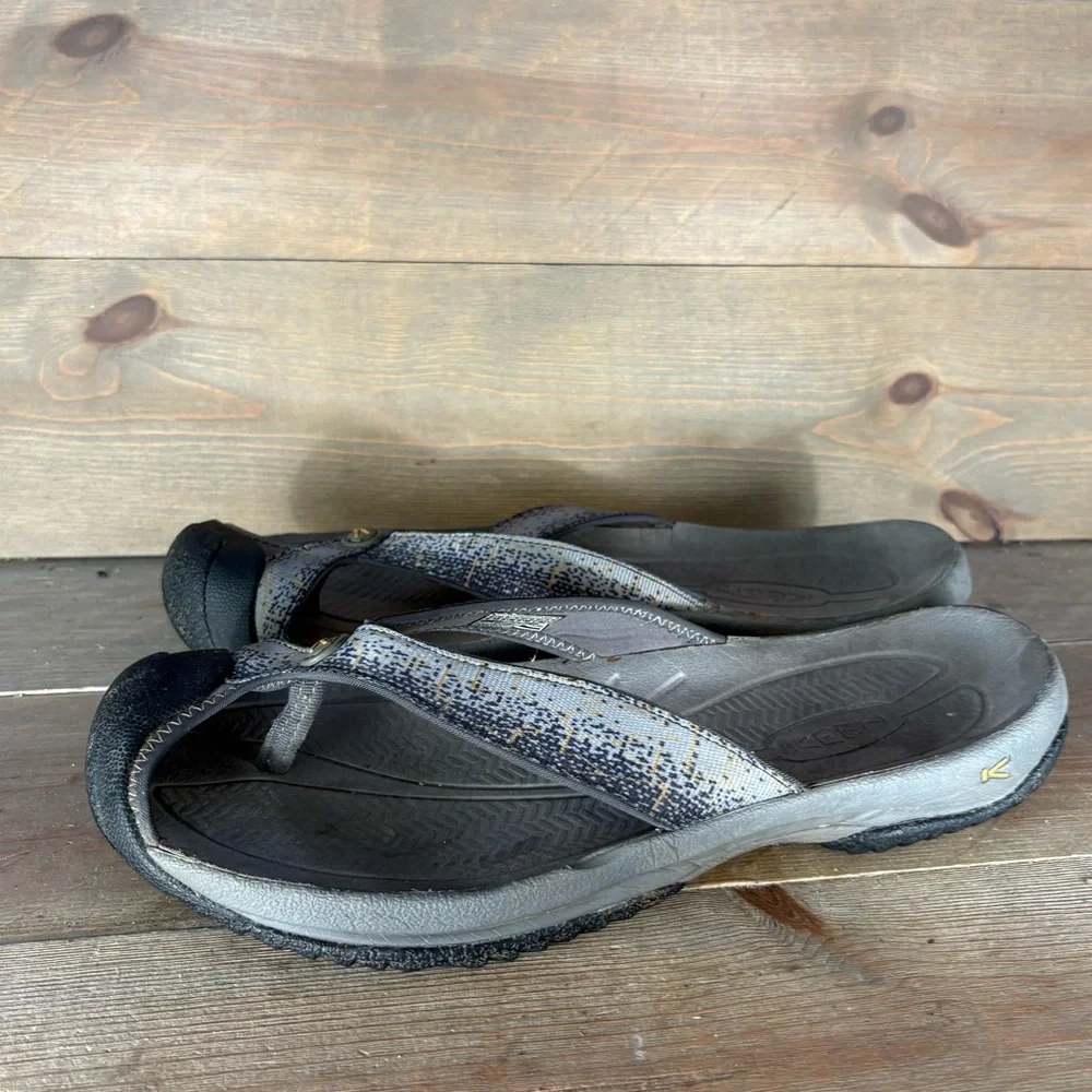 keen bali mens size 13 shoes gray slip on comfort slide sandals